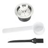 Stainless Steel Coffee Capsule Eco Friendly with Spoon Brush Reusable Coffee Pods for K Fee Coffee