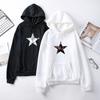 Ladies Pentagram Print Pullover Hooded Student Casual Long Sleeve Harajuku Hoodie for Autumn Winter