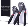 6/8In Multifunctional Adjustable Universal Wrench With Chrome Craftsman Wrench Grip Multifunctional Repair Hand Tool