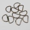 10pcs Metal D Ring Webbing Strap Leather Handbag Belt Buckle Craft 25mm