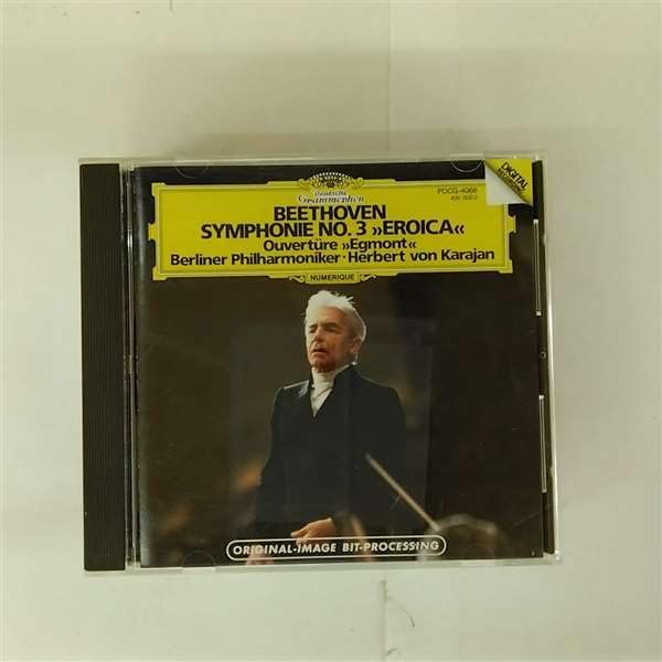 CD KARAJAN (HERBERT VON), BEETHOVEN; B - Beethoven: Symphony No. 3  POCG4068 Japan Classical Used