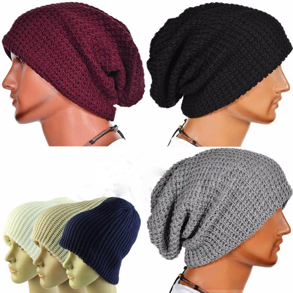 Winter Stretch Soft Ski Cap Warm Beanie Hat Knitted Caps Wool Knitted