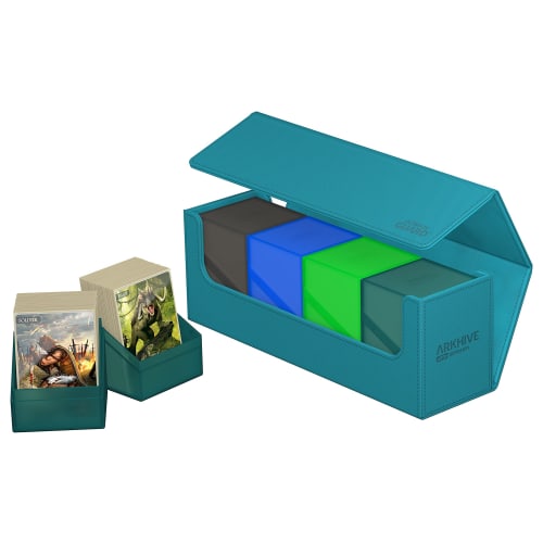 Ultimate Guard Arkhive 400+ Xeno Skin, Monochrome (Petrol)