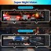 4K 3 Way Dash Cam 3 Channel Rearview Mirror Front Inside Rear 2K+1080P+1080P WiFi Dual Lens Car Dvr Camera Infrared Night Vision