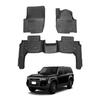 CARVANTA 3D Floor Mats for Toyota Land Cruiser 250 Series 2024 Compatible with and Land Cruiser Made of TPE These 3D Floor Mats Are and Feature and