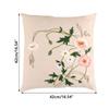 DIY Pillow Cover Cross Stitch Embroidery Pillowcase Kit Handwork Bouquet Needlework Flower Design