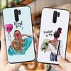 Black Matte Painted Pattern Soft Silicone Soft Phone Case Cover for IPhone Samsung Huawei Xiaomi Redmi 9T OPPO Vivo