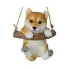 Woovia Shiba Inu Hanging Ornament X 9 X 14cm Doll Figure Ornament Animal Garden Decoration Dog 11.5 H19295-3 (Recolored)