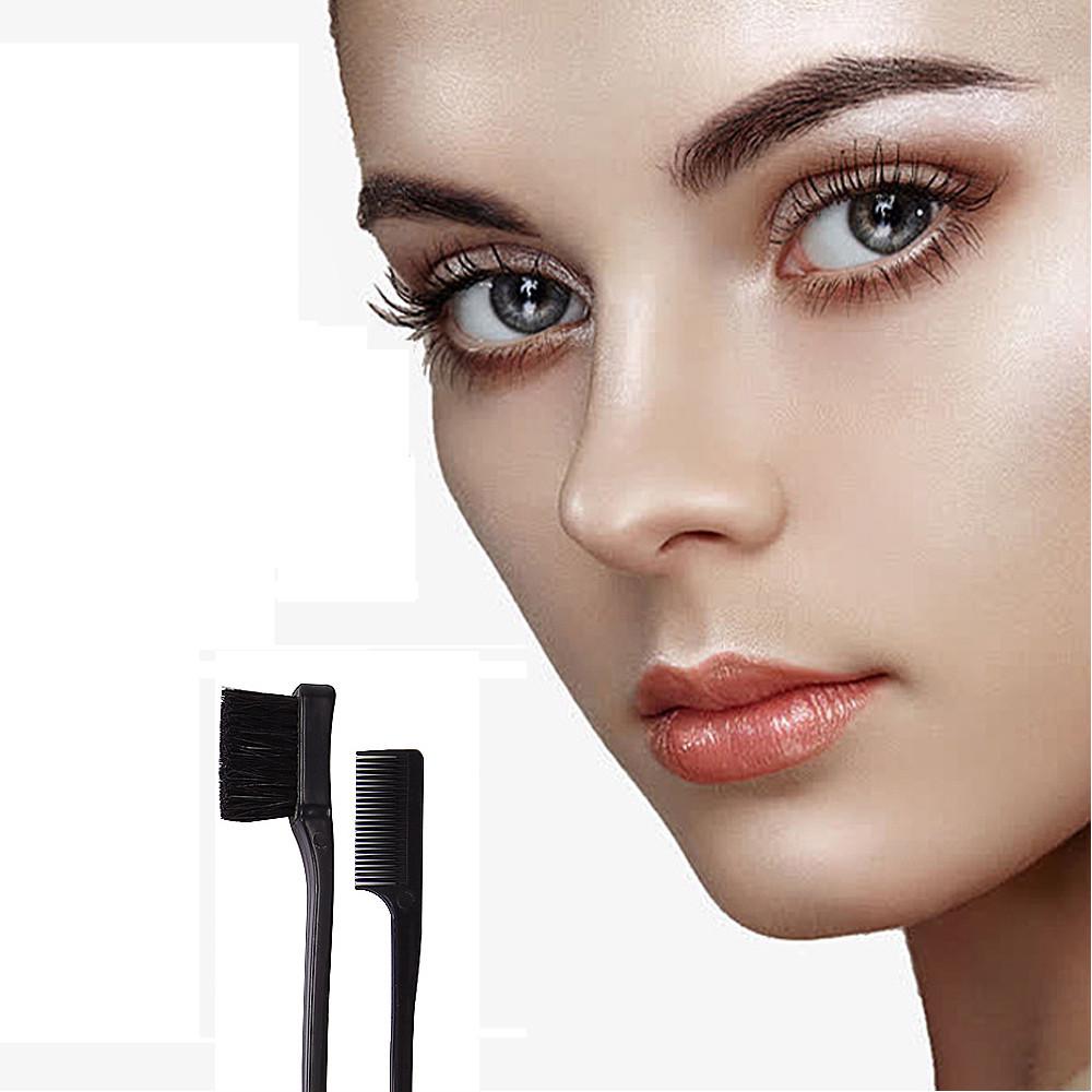 New Double-ended Brow Brush Hair Cut Style Comb Haircut Tool