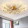 Modern Crystal Ceiling Chandelier Indoor Lighting Chandeliers Cristal Lustre For Living Room Bedroom Kitchen LED Fixture Lights