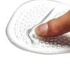 Sandals Anti-Slip Adhesive Forefoot Shoe Pad Silicone Gel Insoles Half Size Shoe Pad Foot Protector