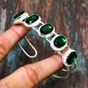 Chrome Diopside, Gemstone Solid 925 Sterling Silver Handmade Jewelry Bangle