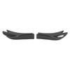 2pcs Rear Bumper Side Spoiler Carbon Fiber Style Surround Decoration Universal for Car