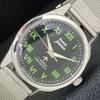 VINTAGE HMT JAWAN HAND-WINDING INDIAN MENS BLACK COLOR DIAL WATCH A700280-5 R202-a700280