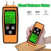 Portable Digital Wood Moisture Meter Two Pin-Type Hot Humidity Tester Accuracy Hygrometer Timber Damp Detector For Firewood