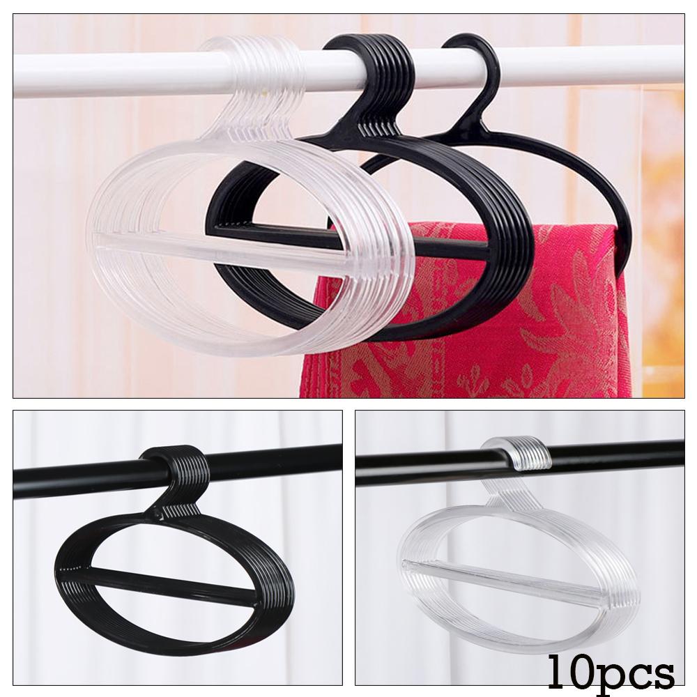 Saving Multi Purpose Closet Organizer Storage Racks Circle Shape Scarf Hanger Tie Clothes Rack