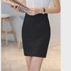 Женская летняя черная профессиональная облегающая юбка полудлины 2023 года