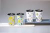 OGURA Stainless Steel Convenience Store Coffee Cup with Vacuum Lemon Design Tumbler, Lid, Insulated, Insulated, Nordic,
