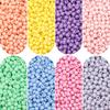 3/4mm Solid Color Acrylic Round Beads for DIY Handmade Bracelets and Jewelry Accessories.