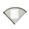Captain Stag Coffee Filter Dripper Stainless Steel Mesh Filter Cone with Hook Cups Foldable Silver Product Width 12 X Height 1-2 UW-3538 Size