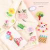 Cartoon Patch Stickers Flower Shoes and Hats Children's Clothing Accessories Handmade DIY Jewelry Accessories Embroidery Cloth Stickers