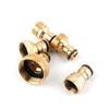 1pc Brass 1/2" 3/4“ Thread Quick Connector Garden Irrigation Connector Faucet Nozzle Adapter Water Gun Joints