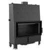 Water Heating Fireplace KRATKI LUCY 20 kW Ø 200 Black Thermotec Lining
