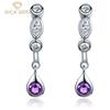 New Jewelry S925 Sterling Silver Long Style Simple Classic Drop Earrings For Women Fine High Grade Jewelry Gift To Valentine's
