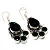 Chrome Diopside Gemstone 925 Silver Plated Handmade Jewelry Earring 1.89"