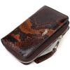 Excellent Lacquered Women's Wallet Medium Size Made of Genuine Leather with Snake Embossing CANPELLINI 21714 Multicolored