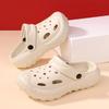 New Children's Hole Shoes Girls Wear Non-slip Soft-soled Beach Shoes In Summer Boys Step On Shit Feeling Parent-child Cool Slippers