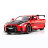 1:32 Scale GTR 35 Model Car, Zinc Alloy Pull Back Toy Car with Sound and Light for Kids Boy Girl