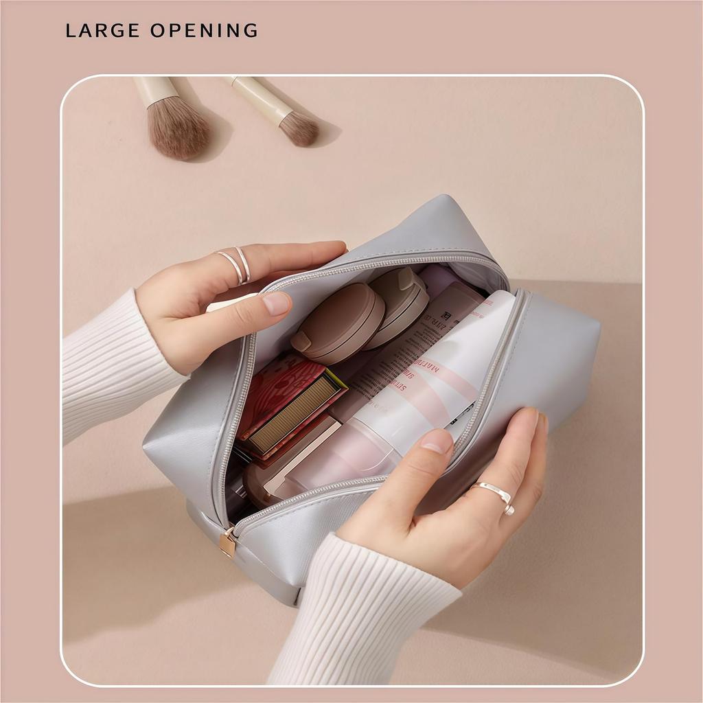 VivaViva Large Capacity Makeup Stylish Cosmetic Large Small Item Perfect for Business and Makeup Bag Pouch, Pouch, Functional, Capacity, Waterproof,