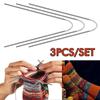 3pcs Circular Knit Needles Knitting Metal Cable Circular Knitting Needles Set Knitting For Babies Sleeves Socks Accessories