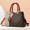 Fashionable Women'S Soft Leather Printed Tote Bag Luxury Brand Designer Shoulder Bag Large Capacity Crossbody Bag Women Handbag