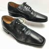 MEZLAN Made In Spain Straight Tip Business Shoes Black Size 7M 25.0 Men's