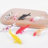 Goldfish Model PVC Keychain: Decorative Ornamental Fish Pendant for Tanks