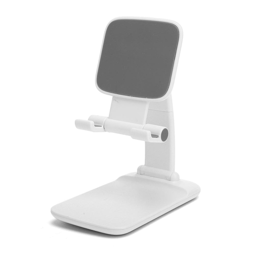 Adjustable Desktop Mobile Phone Tablet Stand Webcast Online Meeting Phone HolderWhite(Plastic)