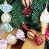4pcs Electroplating Christmas Candy Pendants Colorful Colorful Candy Interesting   Christmas