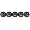 5Pcs Black Bakelite Ball Lever Knob Copper Insert M12*40 Machine Tool Replacement