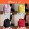 Color Solid Student Schoolbag Backpack Nylon Material Internal Pocket Phone