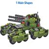 Domibro Military Building Blocks WW2 Tank Army Bricks Toys for Boys Birthday Gift