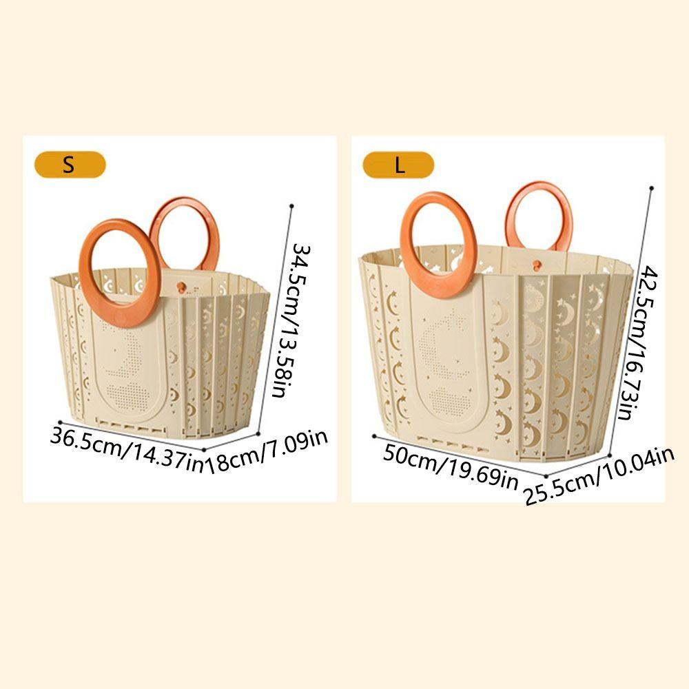 Space Saving Collapsible Laundry Baskets with Handles Dirty Clothes Storage Bins Household