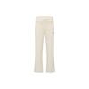 Solid Color High Waist Wide Leg Knit Sports Pants Women Bottoms Off-White 23FRC656WGW2