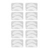 10 Pairs Eyelash Extension Patches Silicone Under Eye Patches Resuable Lower Lash Isolation Pads