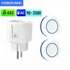 433 Mhz Wireless Remote Control AC220V 15A EV1527 Code Smart Socket Electric Plug Electrical Outlets For Light Lamp Smart Home