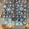 PVC Christmas Window Stickers Snowman Snowflake Santa Claus Window Electrostatic Sticker Merry Christmas Decals Home Decoration