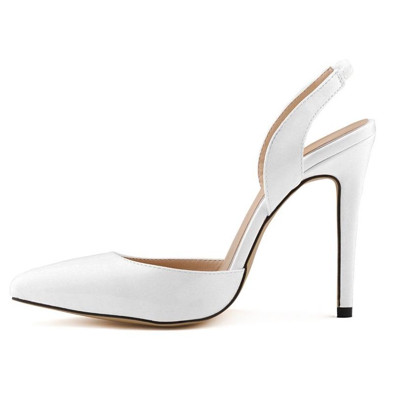 Women 11cm Sexy High Heels Sandals Pumps Pointed Toe Stilettos Patent Leather Shoes