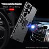 Matte Magnetic Car Holder Finger Ring Shockproof Armor Case For Samsung Galaxy iPhone Huawei Honor Xiaomi Redmi Oneplus Cover Case
