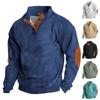 Spring And Autumn Men's Standing Collar Sweatshirt Is Outdoor Casual Sweaters Tops